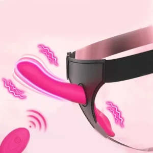 Vibrador de cinta com duas cabeças, ajustável, com 10 modos de vibração